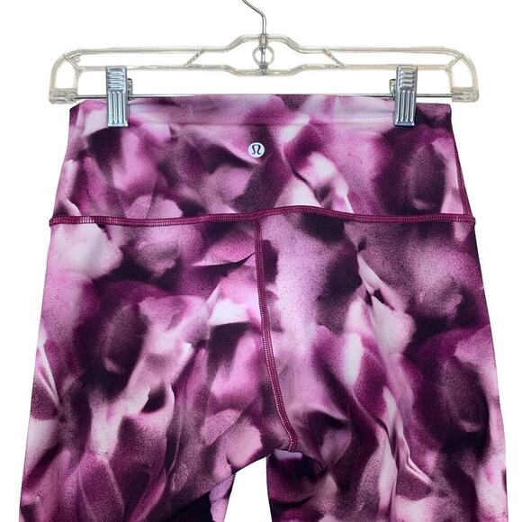 Lululemon‎ Purple Tie-Dye Wunder Under High Rise Pants SZ 6 - Picture 6 of 10